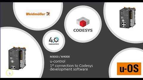 1st connection to  Weidmuller M3000 / M4000 with Codesys