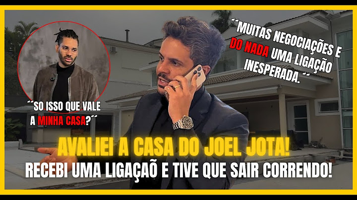 AVALIEI A CASA DO JOEL JOTA | VLOG O3 COM LUCAS FELT