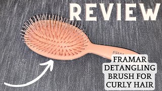 The Best Detangling Brush For Curly Hair Framar Detangling Brush Review