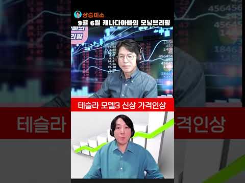 테슬라5%상승이유, <strong>테슬라</strong> <strong>모델3</strong> 신상가격인상#shorts