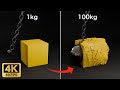 【4K】Incredible 3DCG Physics Simulations | Showcase 【60fps】