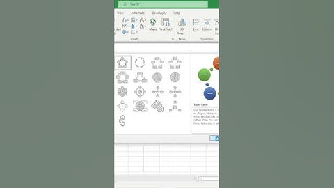 SmartArt in excel #shorts #youtubeshorts