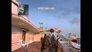 Black ops 2 two grenade launcher across the map direct impact kills on hijacked