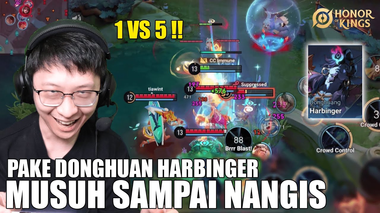 PAKE DONGHUANG LIMBO BIKIN MUSUH SAMPAI NANGIS! 1 VS 5 GAK TAKUT! - HONOR OF KINGS INDONESIA