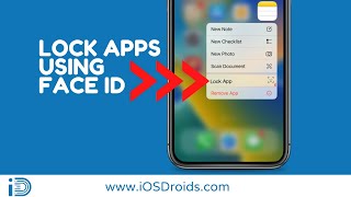 How to Lock Apps on iPhone using Face ID