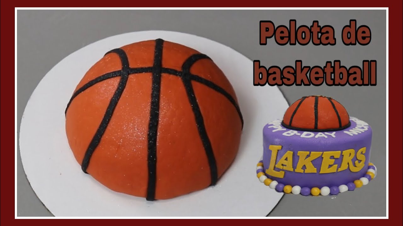 Tira de bola de baloncesto lado glaseado comestible para decoración de pasteles de Deportes Aros Slam Dunk