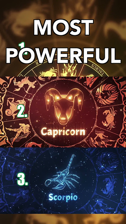 TOP 3 Most POWERFUL Zodiac Signs  .. 😈 #zodiacsigns #aquarius #capricorn #aries
