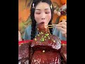 Feasting on a Huge Pork Belly Mukbang #shorts #mukbang