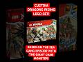 I MADE A CUSTOM LEGO DRAGON’S RISING SET! (NJNJAGO) #legoninjago #dragonsrising #shorts