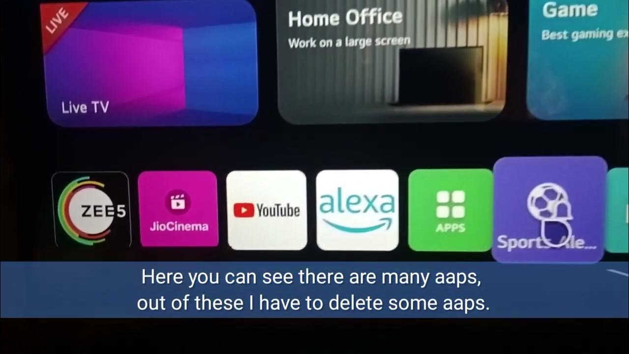 How To Uninstall Apps On Lg Smart Tv How to Install And Uninstall App from Smart tv | App Ko delete aur