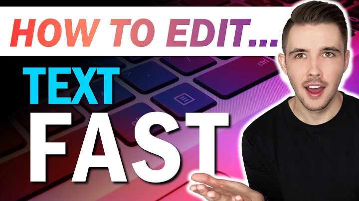 How to Edit Text Fast | PowerPoint