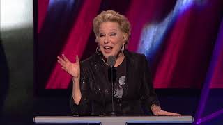 Video thumbnail of "Bette Midler Inducts Laura Nyro into the Rock & Roll Hall of Fame | 2012 Induction"