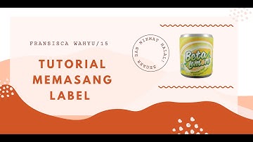 Tutorial Menempel Label Di Blender