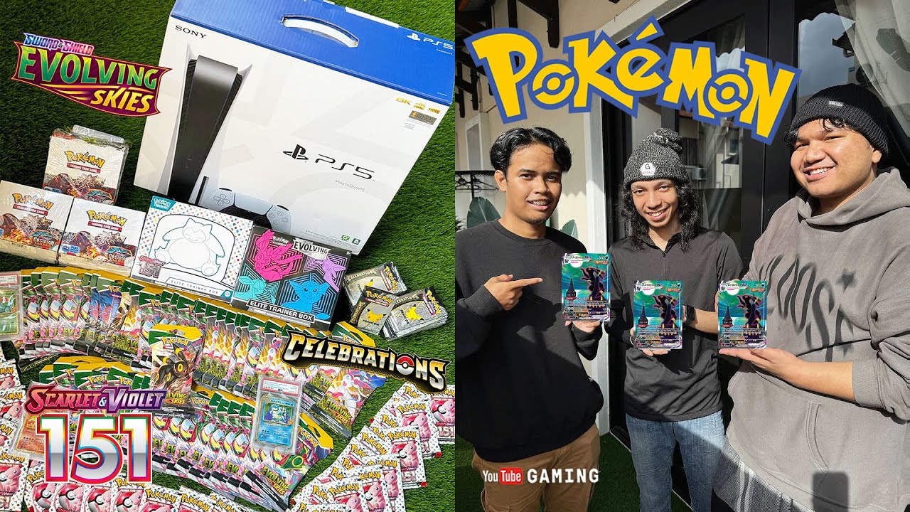 🔴1 UMBREON = 1 PS5 - OOHAMI OPEN 210 PACKS EVOLVING SKIES, CELEBRATIONS & 151 | Pokémon Malaysia #D2