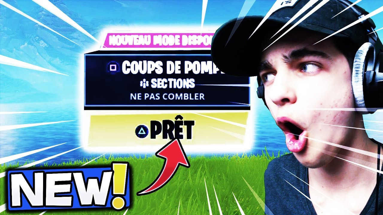 gemi nouveau mode coups de pompe go full top 1 fortnite gameplay fr - fortnite mode coup de pompe