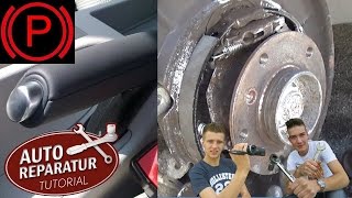 How to parking brake replacement drum in brake | DIY Tutorial