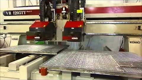 Komo VR1205TT Mach 2S Dual Spindle CNC Router