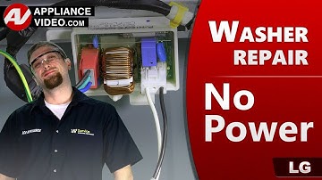Washer Repair - Has No Power - Noise Filter - Troubleshooting & Diagnostics