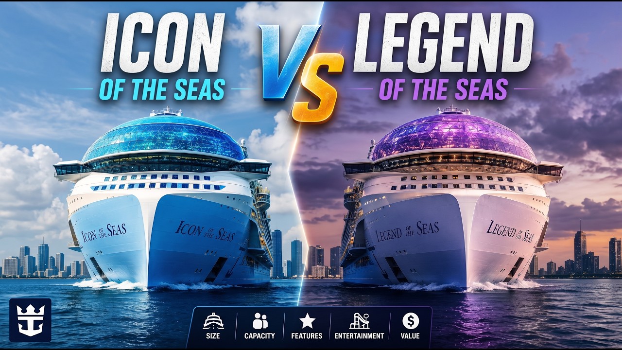 Icon of the Seas vs Legend of the Seas: Which Royal Caribbean Ship Wins?