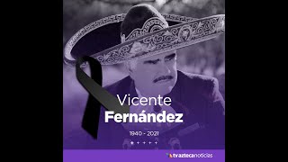 EN VIVO: Sigue viendo el homenaje póstumo a Vicente Fernández, "El Charro de Huentitán"