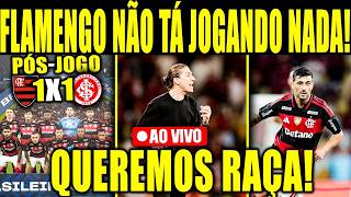 PÓS-JOGO FLAMENGO 1X1 INTERNACIONAL AO VIVO! COLETIVA DO FILIPE LUÍS! ANÁLISE E DEBATE! BRASILEIRÃO! screenshot 5