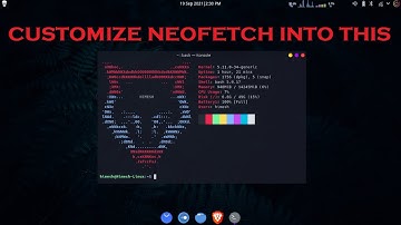 Add custom ASCII logo to neofetch | easy af | no extra software | custom neofetch | customization
