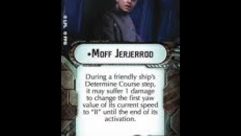 How-to use Commander "Moff Jerjerrod" - Star Wars Armada Explained (SWAE)