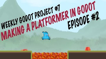 Making a platformer in Godot - Weekly Godot Project #7, devlog #2