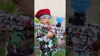 latihan komando senjata mainan watergell #tentaraindonesia #viralvideo #tniad #kopassuskomando