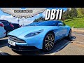 Aston Martin DB11 Frosted Glass Blue RHD UK Supercar Street Car Spotting In Person