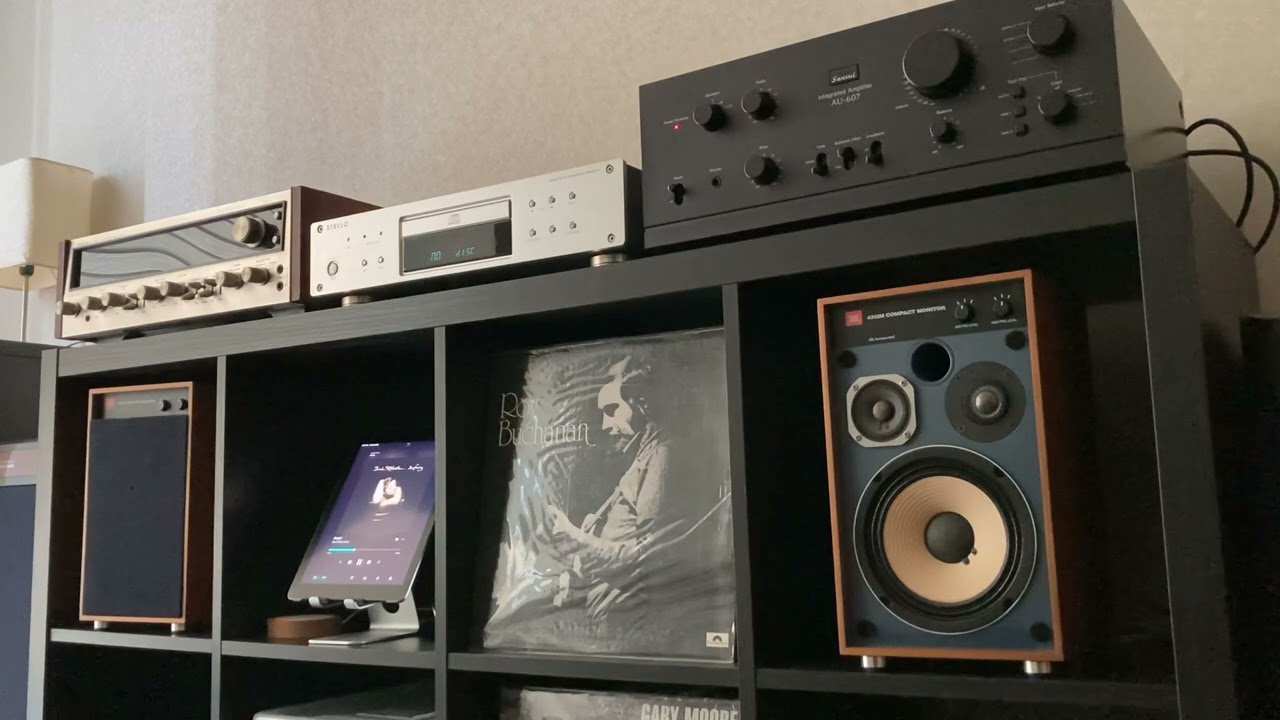 sansui AU-607 + JBL 4312M - YouTube