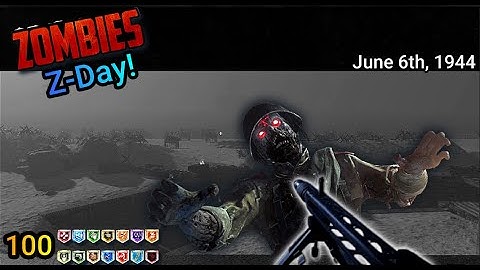 WW2 D-Day Zombies! | (Z-Day) Black ops 3 custom zombies!