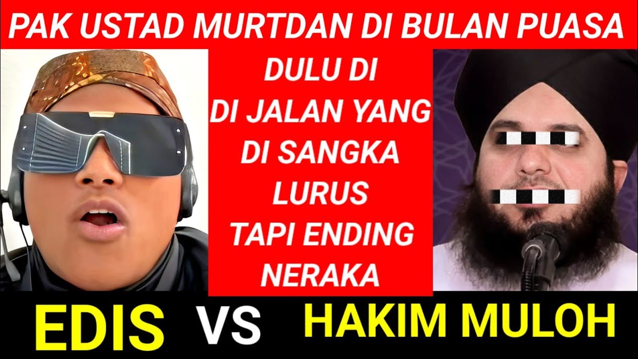 EDIS KEREN‼️AKHIRNYA PAK USTAD SADAR AKAN KEBENARAN DAN AKHIRNYA MURTAD DI BULAN PUASA