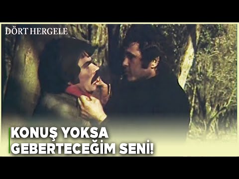 Dört Hergele Türk Filmi | İrfan, Ziya'yı Ormanda Kıstırıyor