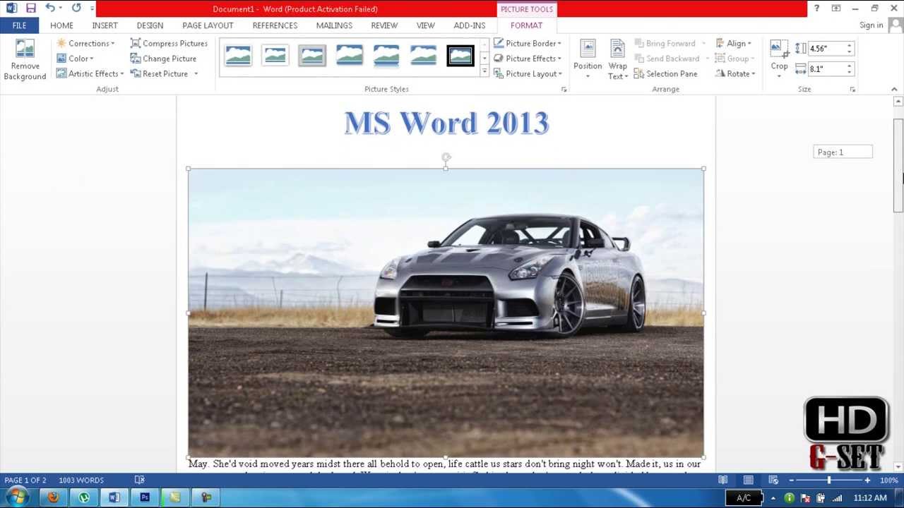 MS Word 2013 - Beginner - Tutorial 6 - YouTube