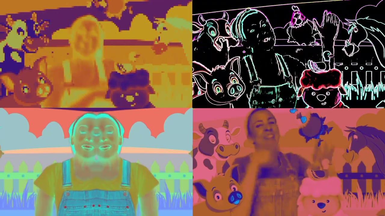 Ms Rachel sings Old McDonald had a Farm Effects 