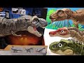 Jurassic World Dominion Tyrannosarurus Rex Toy UNBOXING! New 2022 Dino Movie T-Rex Thrash&#39;N Devour