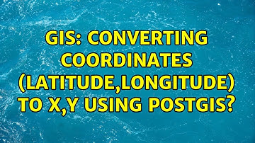 GIS: Converting coordinates (latitude,longitude) to X,Y using PostGIS?