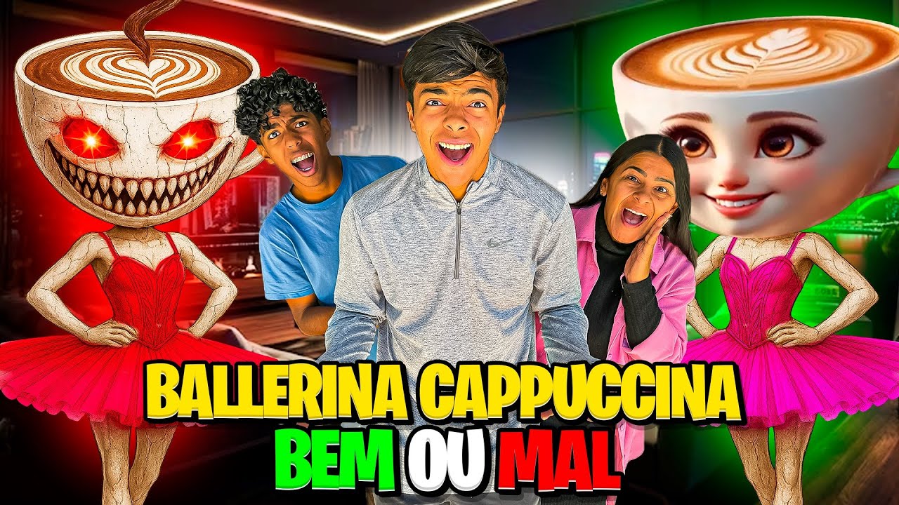 A BALLERINA CAPPUCCINA É DO MAL OU DO BEM?😨 *olha o que ela fez