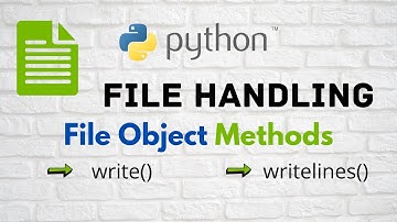 Python File Handling PT-4.4 || write, writelines Function || CLASS 12 XII Computer Science (CBSE)