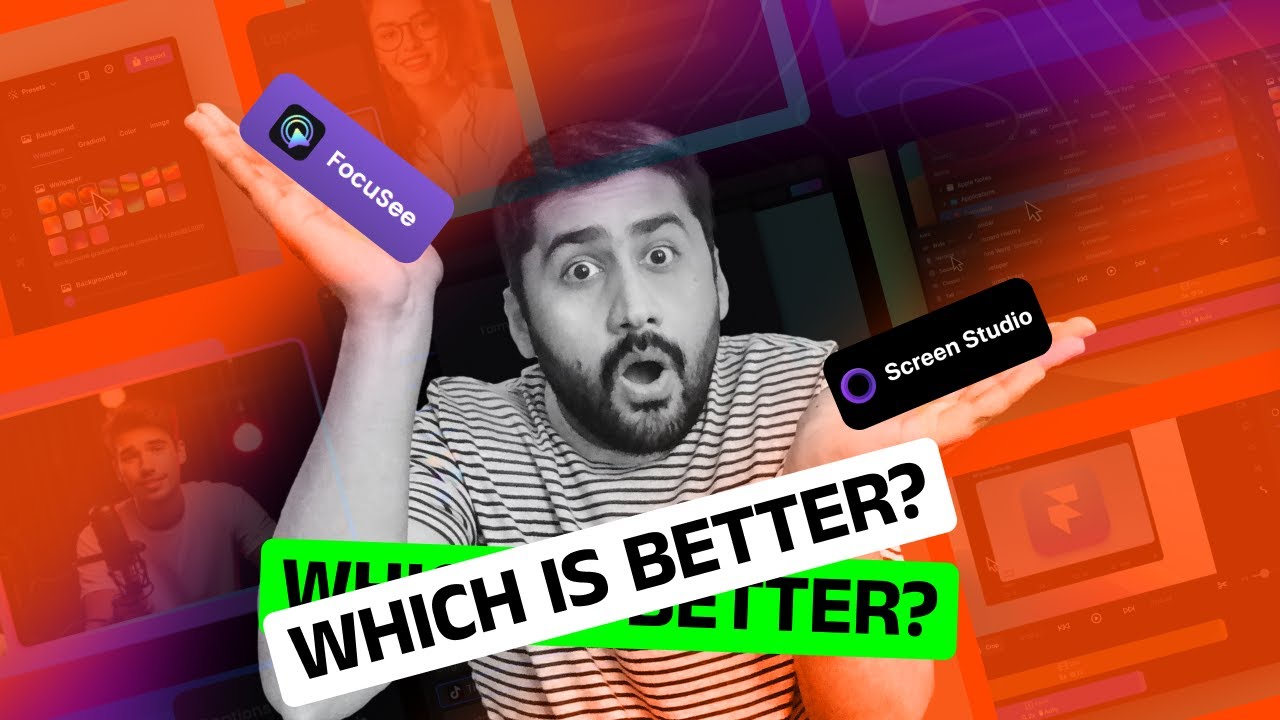 Outline Video FocuSee vs. Screen Studio: Best Screen Recorder 2024