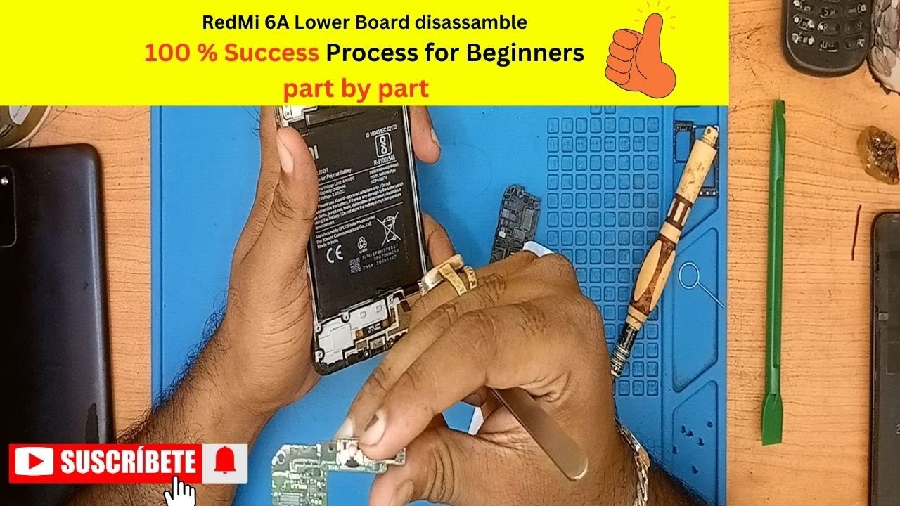 Redmi 6A lower Board Disassemble !! Part By Part process for Beginners 🔥🔥🔥