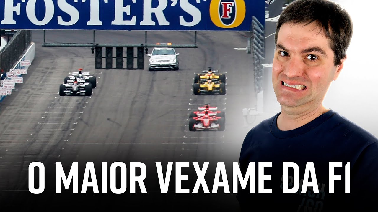 O vexame de Indianápolis/2005 - a corrida de F1 que teve apenas 6 carros no grid. #f1 #formula1
