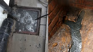 The gush that keeps on gushing! Satisfying manhole & gully unblock full of rock solid FAT
