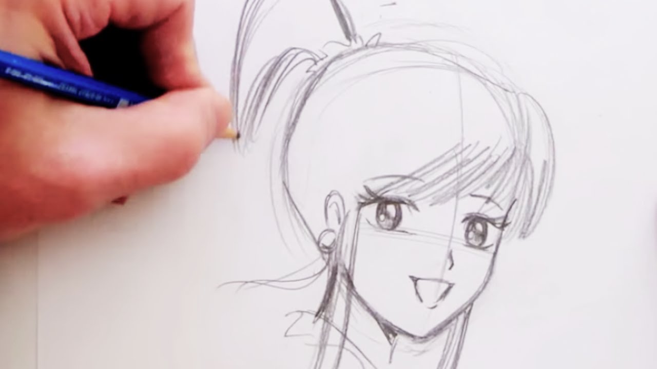 How To Draw Cute Girl Anime Easy, Step By Step Guide