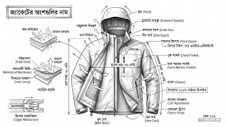 Different Parts Name of a Jacket 