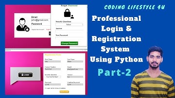Professional Login and Registration System With MySQL Using Python