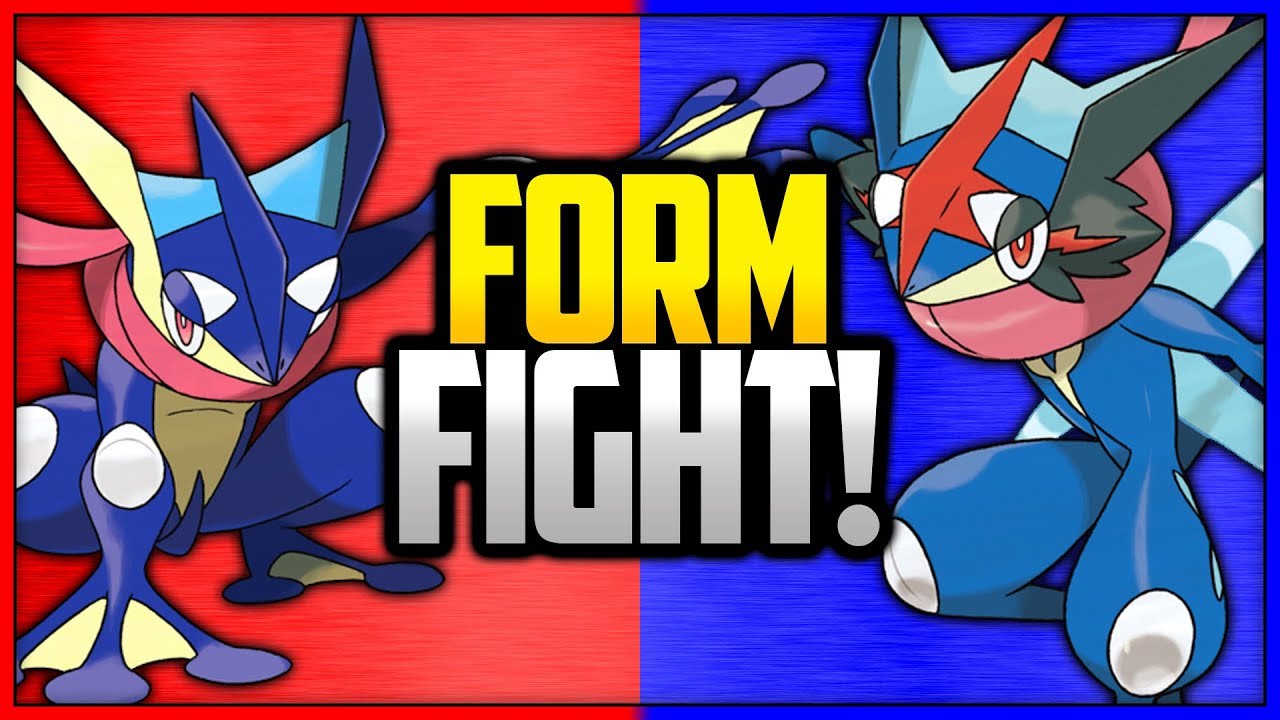 Greninja Vs Ash Greninja Pokemon Form Fight Youtube