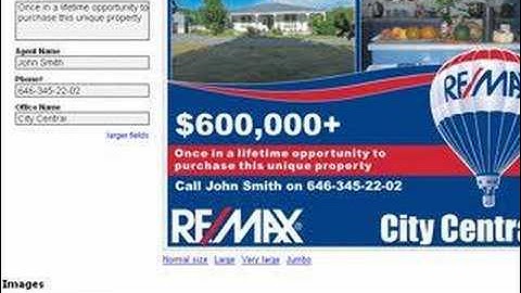 Web-to-print for real estate