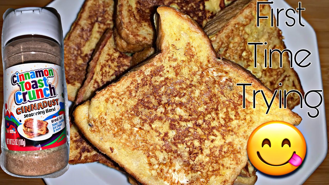 How to make Cinnamon Toast Crunch French Toast, CINNADUST